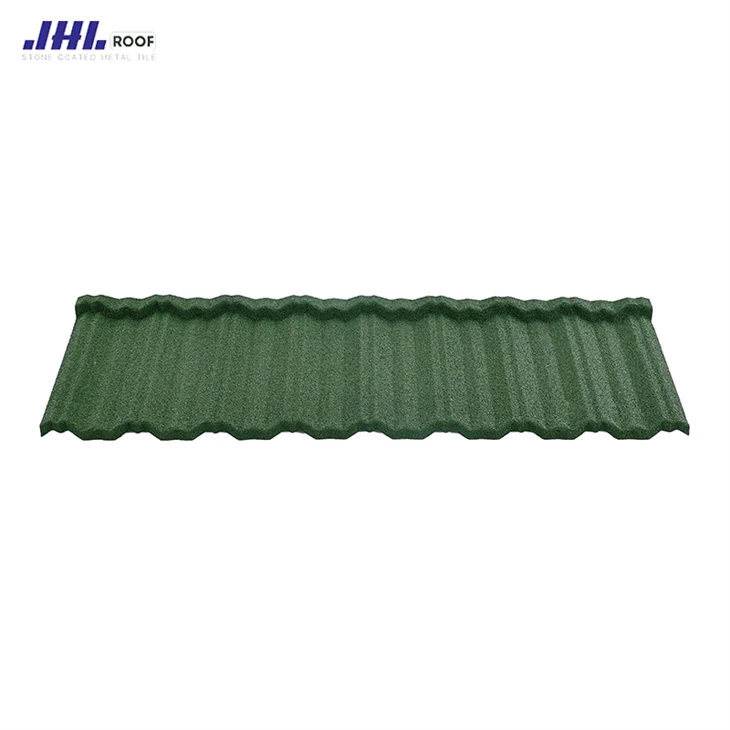 Classic Weather Resistant Stone Coated Metal Roof Tiles