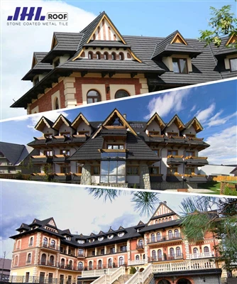 This kind of hotel roof tile is more economical, beautiful and durable