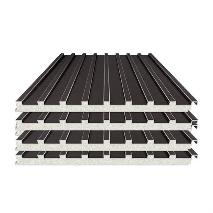 Pure Aluminium Insulated Roof Panel Easy Install PU Polyurethane Sandwich Panel Roof high quality